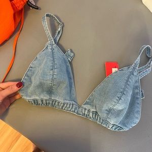 Denim Bra